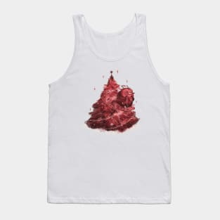 Kurent sledding christmas tree Tank Top